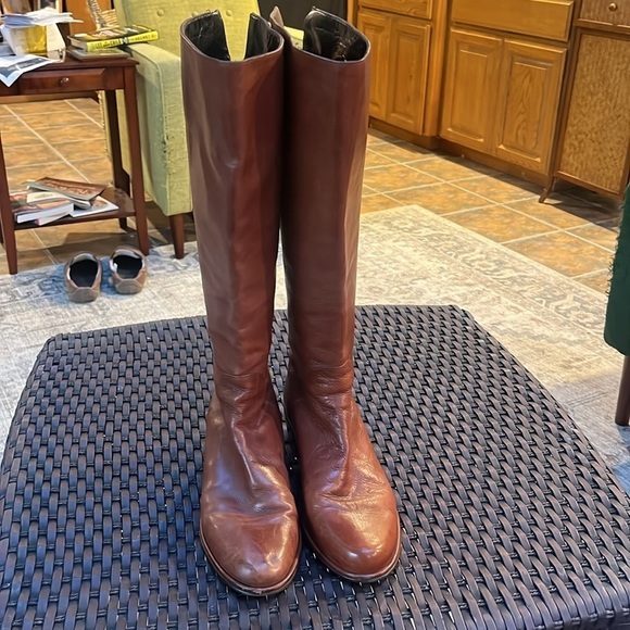 Stuart Weitzman leather riding boots 8 M made in Spain 🇪🇸 - Picture 3 of 13